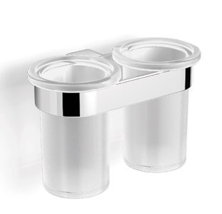 Стакан стекло двойн к стене кругл...